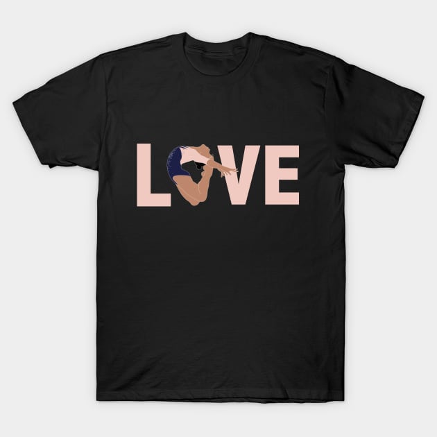 LOVE  - Gymnastics T-Shirt by FlexiblePeople
